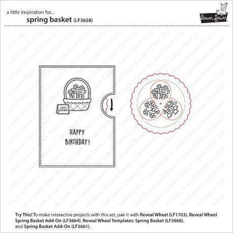 Lawn Fawn - Stamps - Spring Basket