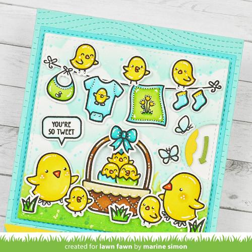 Lawn Fawn - Stamps - Spring Basket