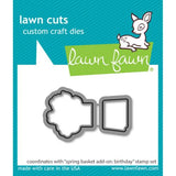 Lawn Fawn - Lawn Cuts - Spring Basket Add-On: Birthday Dies