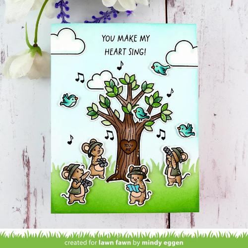 Lawn Fawn - Stamps - Heart Tree