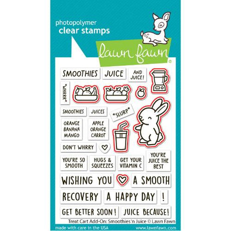 Lawn Fawn - Lawn Cuts - Treat Cart Add-On: Smoothies 'n Juice Dies