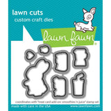 Lawn Fawn - Lawn Cuts - Treat Cart Add-On: Smoothies 'n Juice Dies