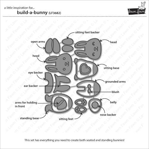 Lawn Fawn - Lawn Cuts - Build-A-Bunny Dies