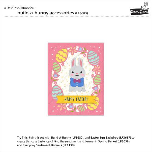 Lawn Fawn - Lawn Cuts - Build-A-Bunny Accessories Dies