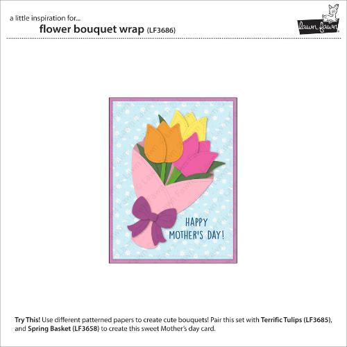 Lawn Fawn - Lawn Cuts - Flower Bouquet Wrap Dies