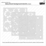 Lawn Fawn - Lawn Clippings - Daisy Bloom Background Stencils