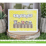 Lawn Fawn - Lawn Clippings - Daisy Bloom Background Stencils