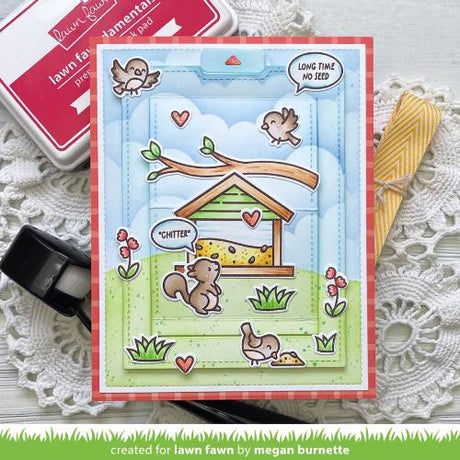 Lawn Fawn - Stamps - Backyard Bird Feeder Add-On