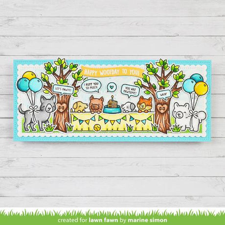 Lawn Fawn - Stamps - Simply Celebrate Hangouts