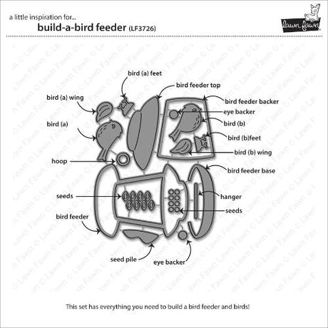 Lawn Fawn - Lawn Cuts - Build-A-Bird Feeder Dies