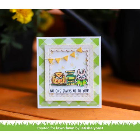 Lawn Fawn - Lawn Cuts - Ta-Da! Diorama! Scalloped Window Add-On Dies