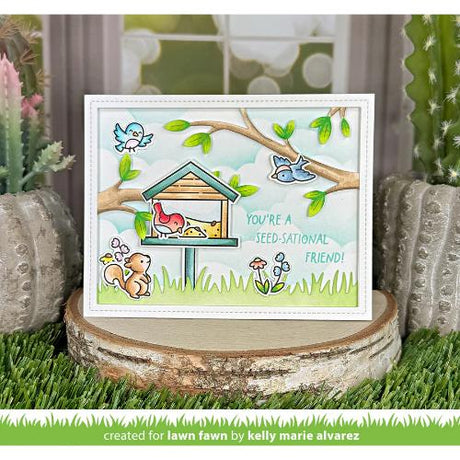 Lawn Fawn - Lawn Cuts - Tree Branches Backdrop: Landscape Dies