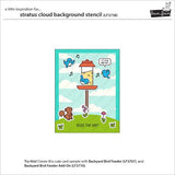 Lawn Fawn - Lawn Clippings - Stratus Cloud Background Stencil