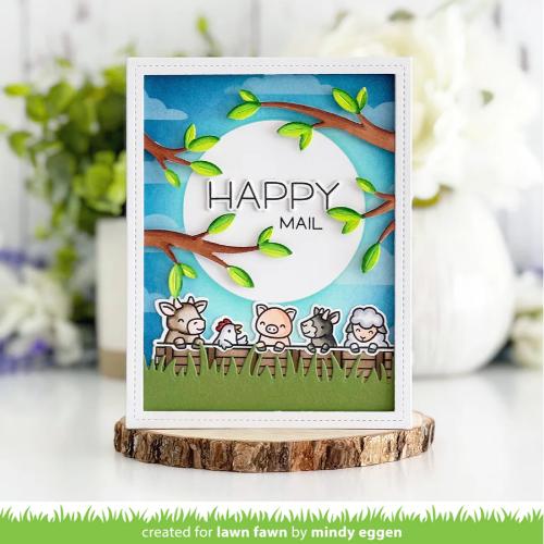 Lawn Fawn - Lawn Clippings - Stratus Cloud Background Stencil