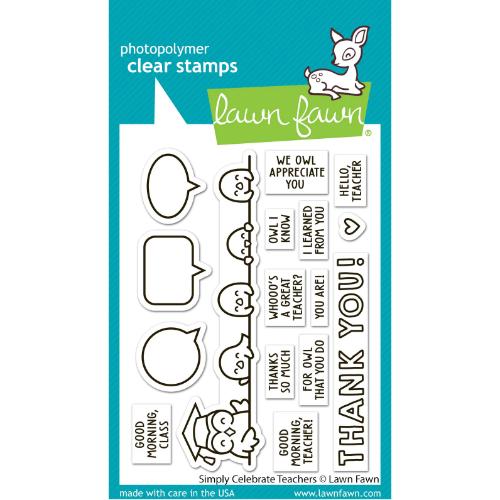 Lawn Fawn - Stamps - Simply Celebrate Teachers