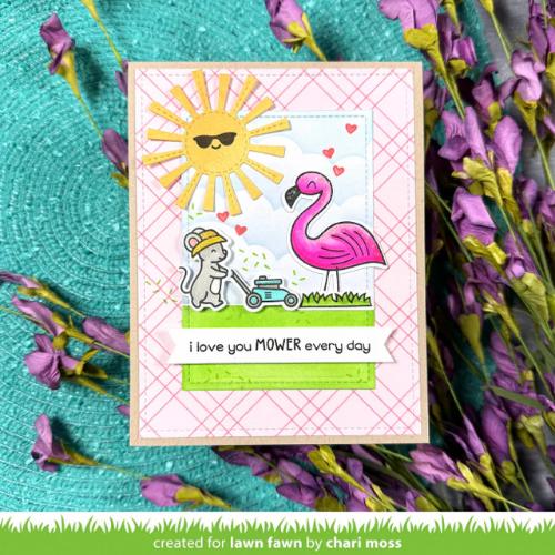 Lawn Fawn - Stamps - I Love You Mower