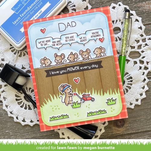 Lawn Fawn - Stamps - I Love You Mower