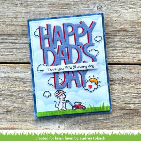 Lawn Fawn - Stamps - I Love You Mower