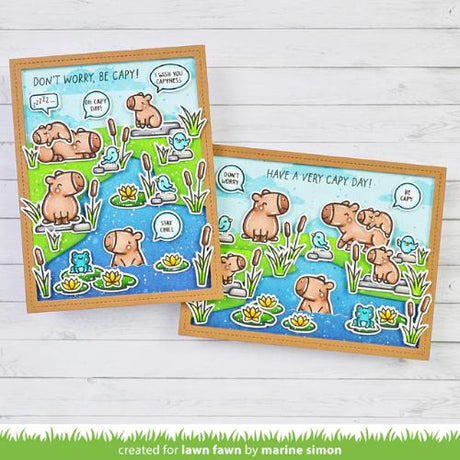 Lawn Fawn - Stamps - Capybaras!