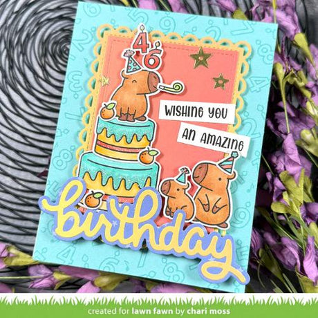Lawn Fawn - Stamps - Cake It Easy