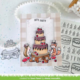 Lawn Fawn - Stamps - Cake It Easy