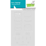 Lawn Fawn - Lawn Clippings - Cake It Easy Coloring Stencils