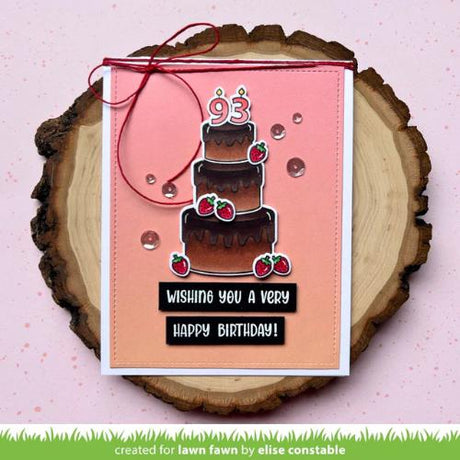 Lawn Fawn - Stamps - Cake It Easy Add-On