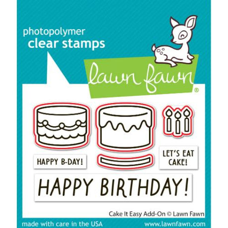 Lawn Fawn - Lawn Cuts - Cake It Easy Add-On Dies