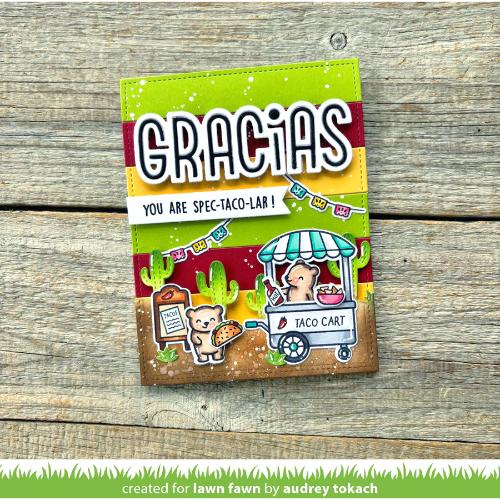Lawn Fawn - Stamps - Treat Cart Add-On: Tacos