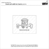 Lawn Fawn - Stamps - Treat Cart Add-On: Tacos