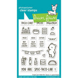 Lawn Fawn - Stamps - Treat Cart Add-On: Tacos