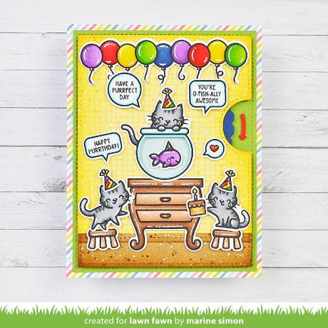 Lawn Fawn - Stamps - Keep on Swimming Add-On