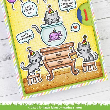 Lawn Fawn - Stamps - Keep on Swimming Add-On