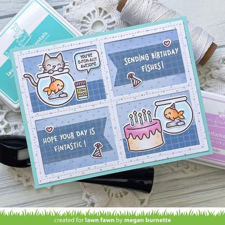 Lawn Fawn - Stamps - Keep on Swimming Add-On