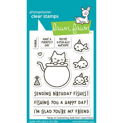 Lawn Fawn - Stamps - Keep on Swimming Add-On