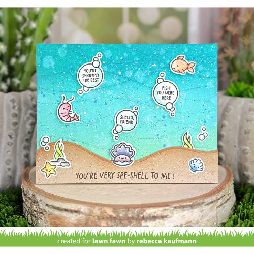 Lawn Fawn - Stamps - Shello, Friend
