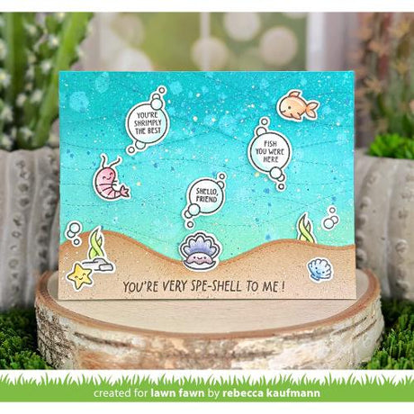 Lawn Fawn - Stamps - Shello, Friend