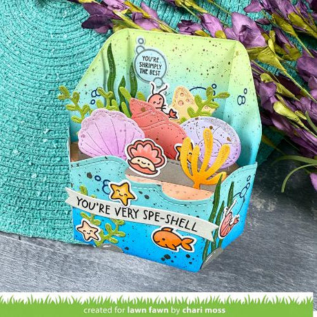 Lawn Fawn - Stamps - Shello, Friend