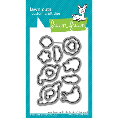 Lawn Fawn - Lawn Cuts - Shello, Friend Dies