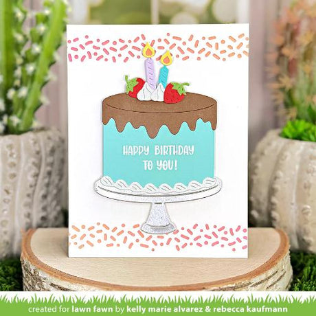 Lawn Fawn - Lawn Cuts - Build-A-Cake Add-On Dies