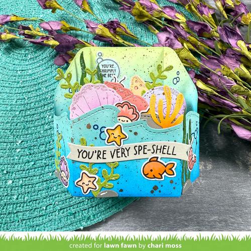Lawn Fawn - Lawn Cuts - Platform Pop-Up Wave Wrap Around Die