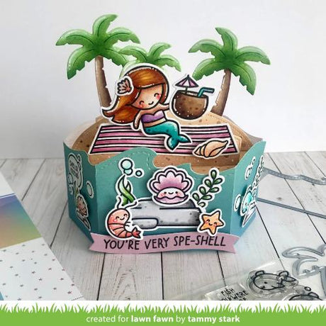 Lawn Fawn - Lawn Cuts - Platform Pop-Up Palm Tree Inserts Dies