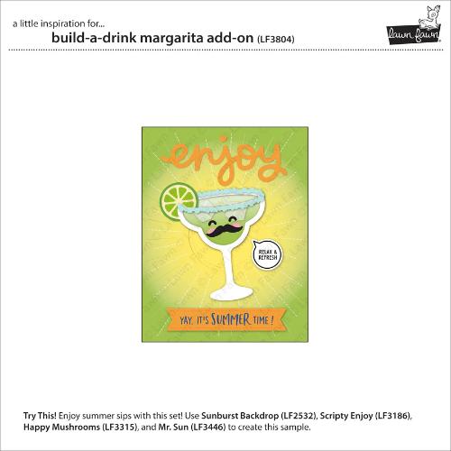 Lawn Fawn - Lawn Cuts - Build-A-Drink Margarita Add-On Dies