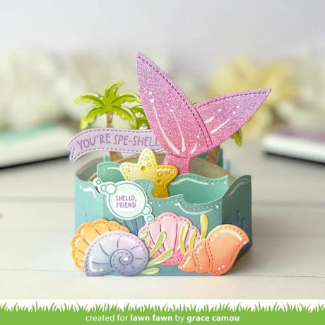 Lawn Fawn - Lawn Cuts - Stitched Seashells Dies