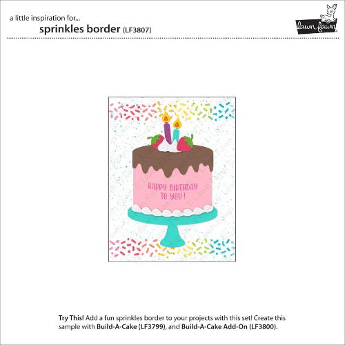 Lawn Fawn - Lawn Cuts - Sprinkles Border Dies