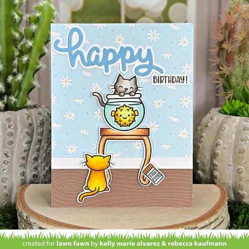 Lawn Fawn - Lawn Cuts - Scripty Happy Outline Add-On Die