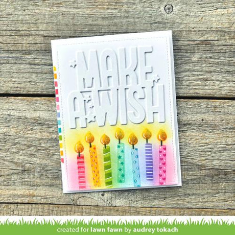 Lawn Fawn - Lawn Clippings - Birthday Candles Stencils
