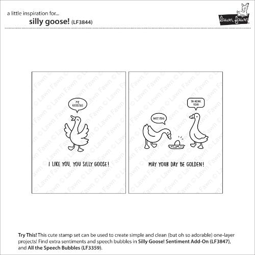 Lawn Fawn - Stamps - Silly Goose!
