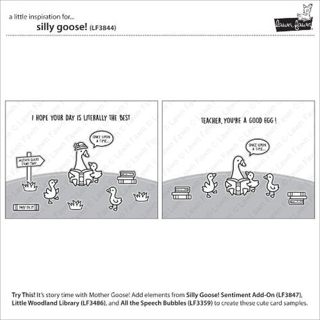 Lawn Fawn - Stamps - Silly Goose!
