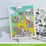 Lawn Fawn - Stamps - Silly Goose! Sentiment Add-On